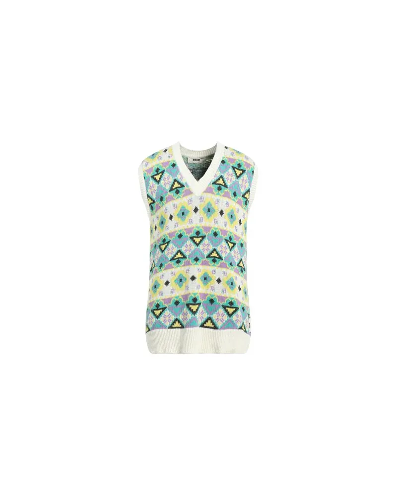MSGM STRICKWAREN - Pulloverauf YOOX.COM Weiß