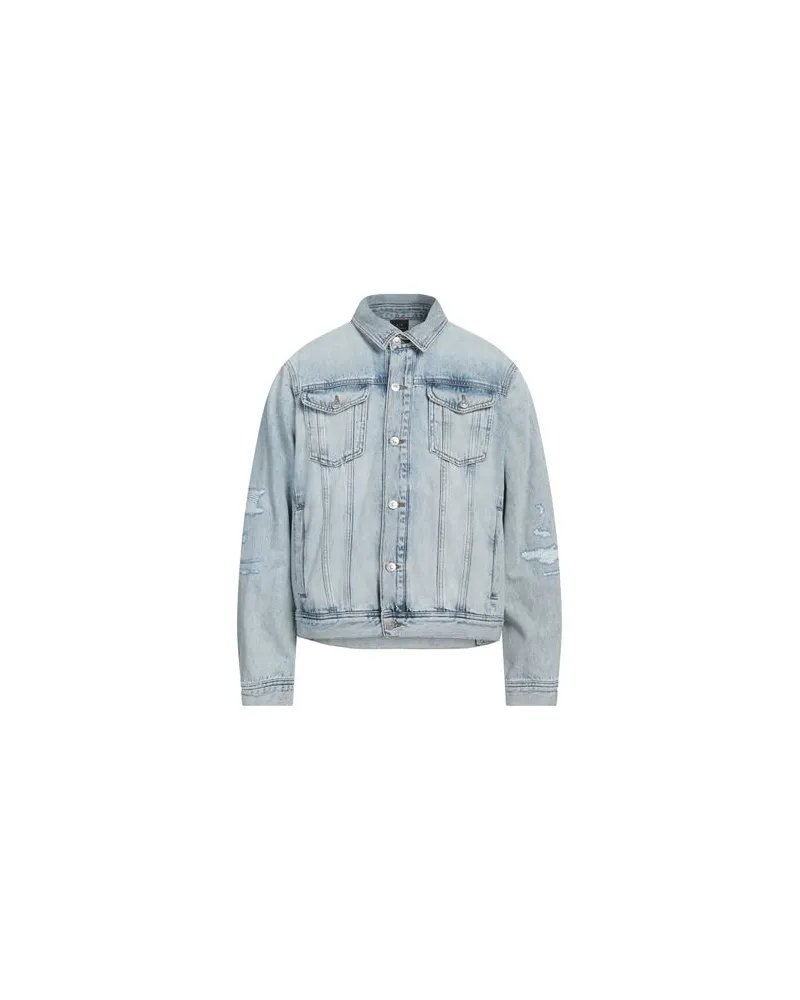 Armani Exchange JACKEN & MÄNTEL - Jeansjacken/Mäntelauf YOOX.COM Blau