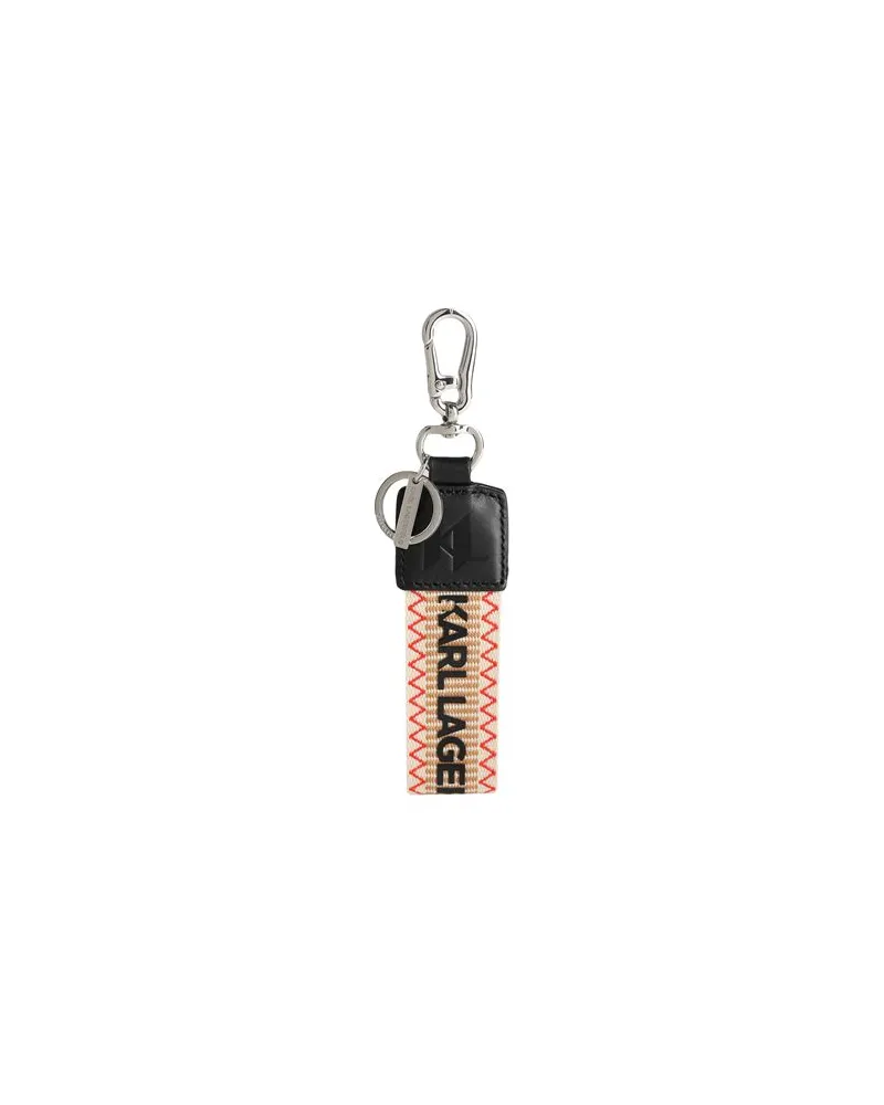 Karl Lagerfeld Kleinlederwaren - Schlüsselanhängerauf YOOX.COM Beige