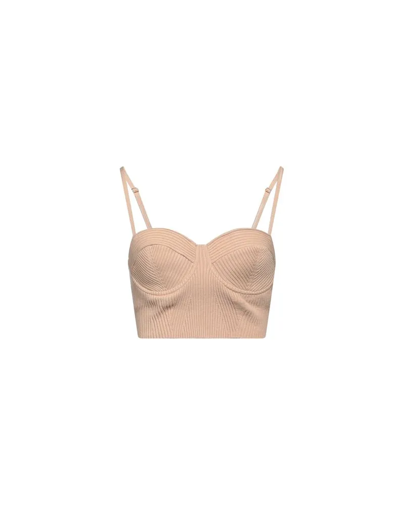Elisabetta Franchi TOPS - Topsauf YOOX.COM Sand