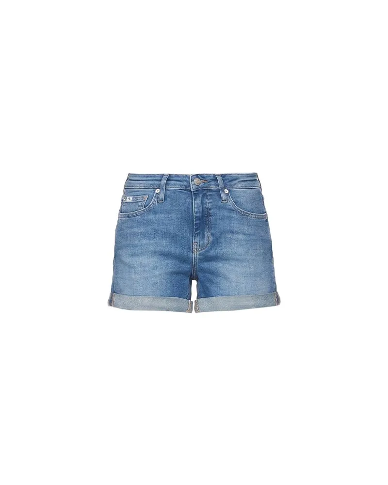 Calvin Klein HOSEN & RÖCKE - Jeansshortsauf YOOX.COM Blau