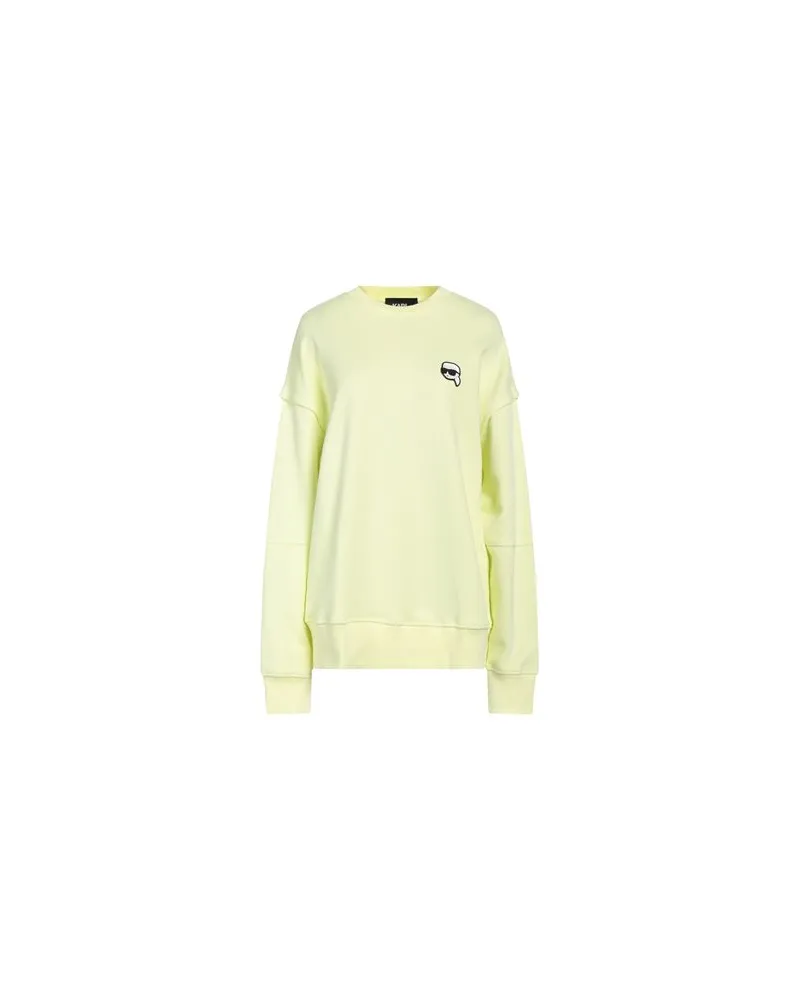 Karl Lagerfeld IKONIK 2.0 RELAXED FIT SWEAT  - TOPS - Sweatshirtsauf YOOX.COM Pastellgelb