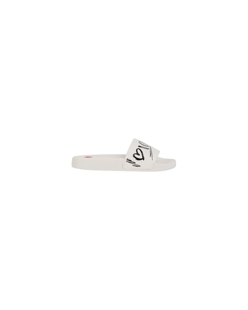 Moschino SCHUHE - Sandalenauf YOOX.COM Weiß