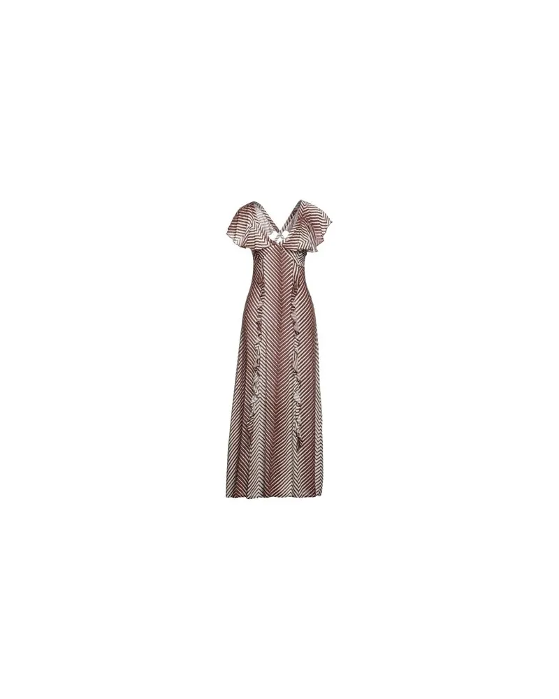 Soallure KLEIDER - Maxi-Kleiderauf YOOX.COM Braun