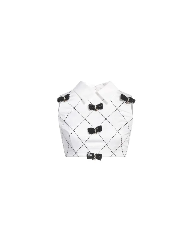 Elisabetta Franchi TOPS - Topsauf YOOX.COM Weiß