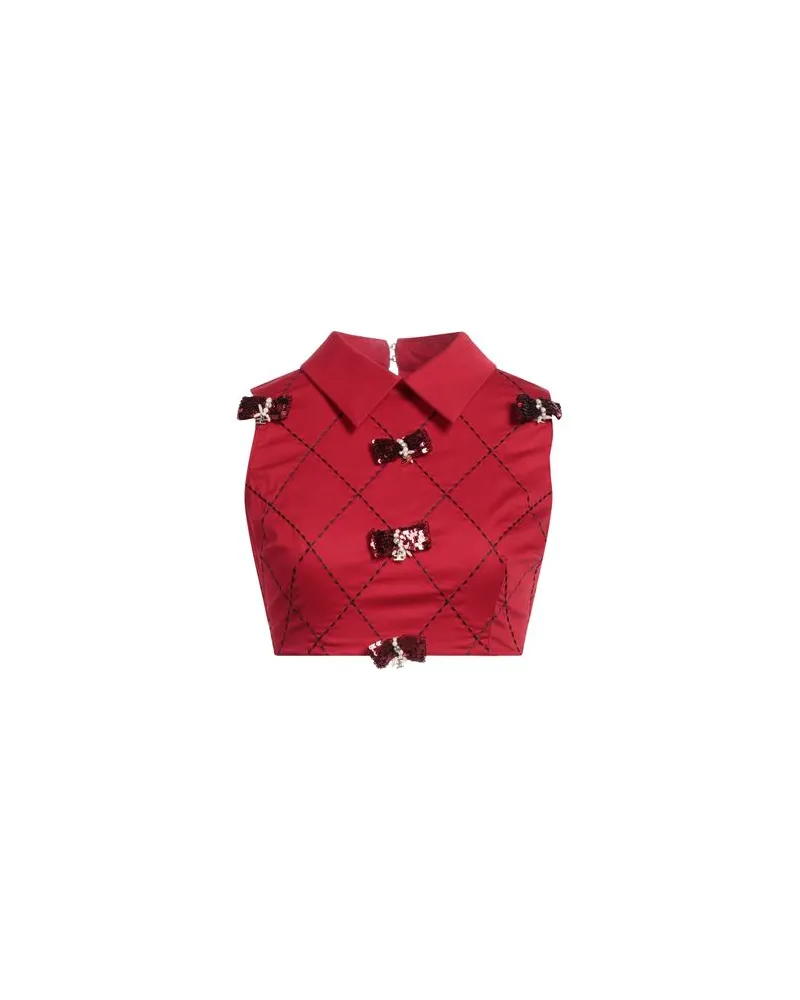 Elisabetta Franchi TOPS - Topsauf YOOX.COM Rot