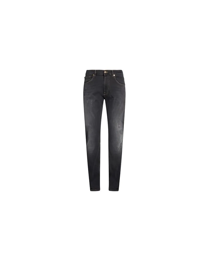 Versace HOSEN & RÖCKE - Jeanshosenauf YOOX.COM Braungrau