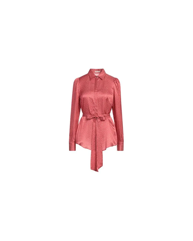 Camicettasnob TOPS - Hemdenauf YOOX.COM Ziegelrot