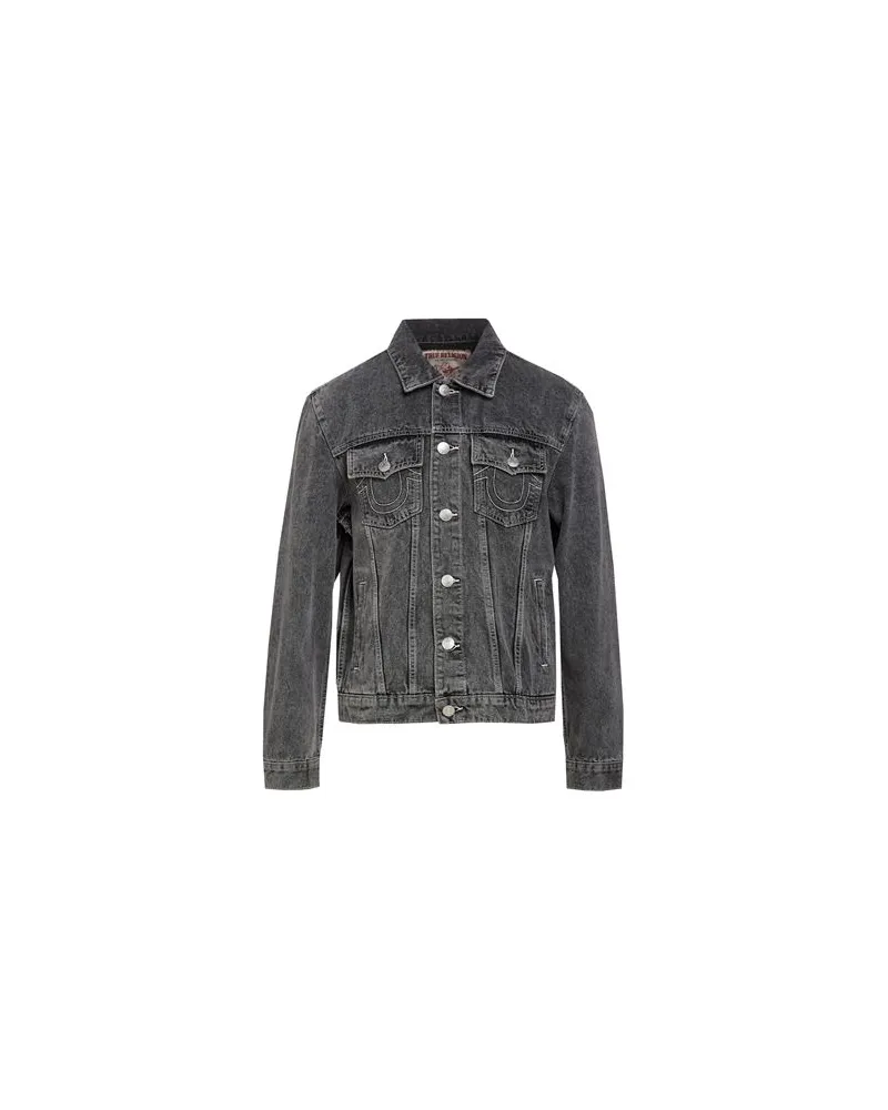 True Religion JACKEN & MÄNTEL - Jeansjacken/Mäntelauf YOOX.COM Schwarz