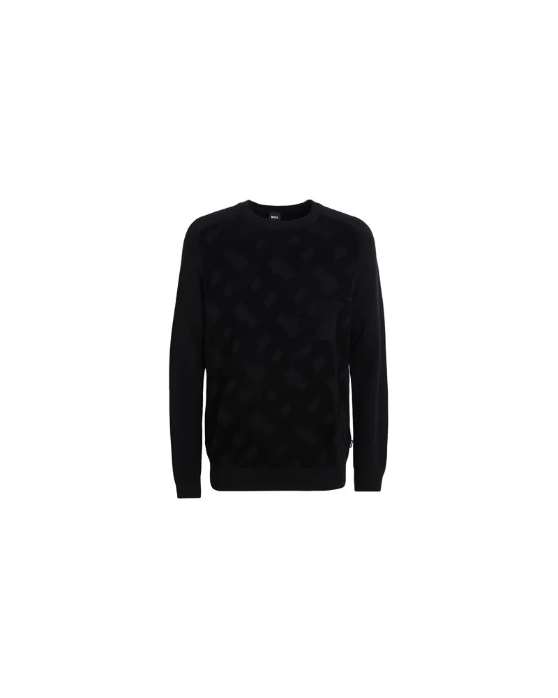 HUGO BOSS STRICKWAREN - Pulloverauf YOOX.COM Schwarz