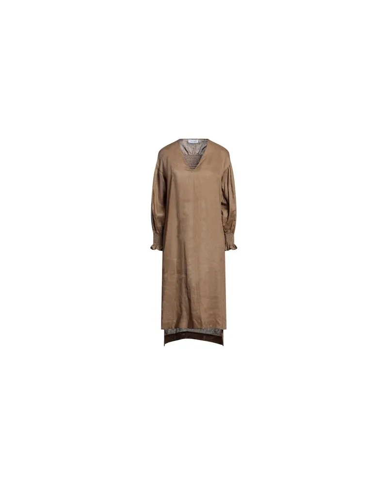 Weili Zheng KLEIDER - Midi-Kleiderauf YOOX.COM Kamel