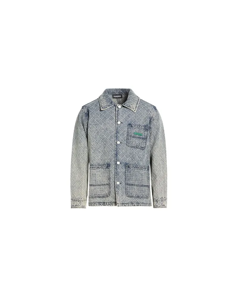 PLEASURES TOPS - Jeanshemdenauf YOOX.COM Blau