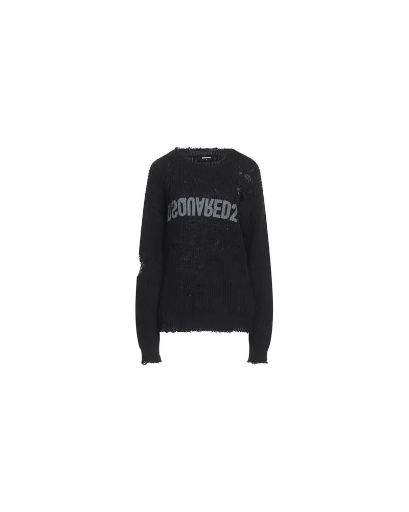 Dsquared2 STRICKWAREN - Pulloverauf YOOX.COM Schwarz