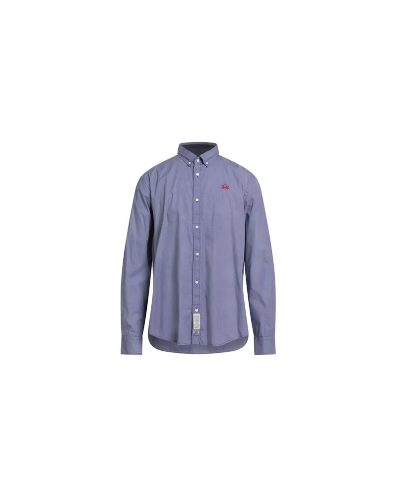 La Martina TOPS - Hemdenauf YOOX.COM Blau