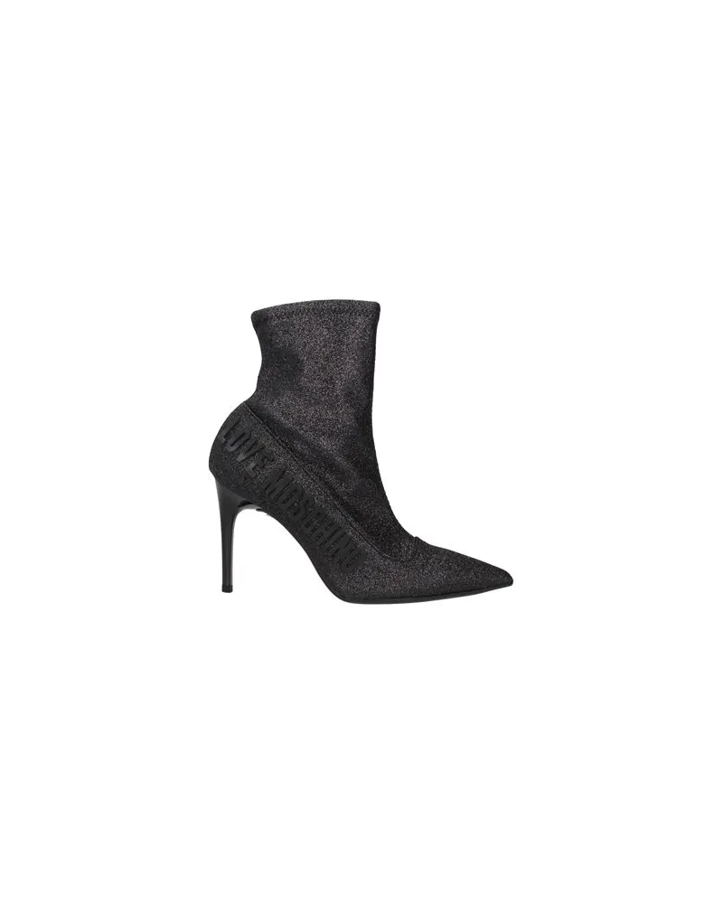 Moschino SCHUHE - Stiefelettenauf YOOX.COM Schwarz