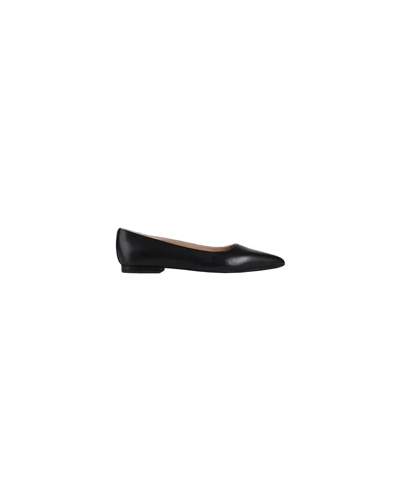 Ralph Lauren LONDYN BURNISHED LEATHER BALLET FLAT  - SCHUHE - Ballerinasauf YOOX.COM Schwarz