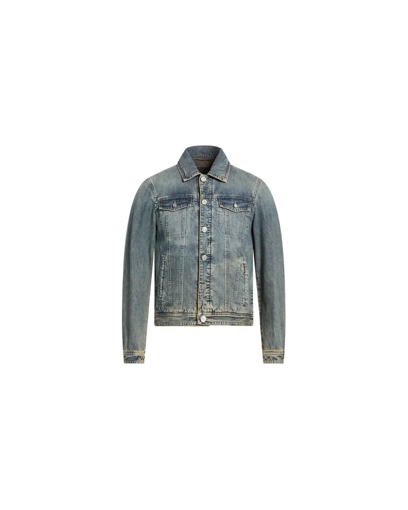 MOORER JACKEN & MÄNTEL - Jeansjacken/Mäntelauf YOOX.COM Blau