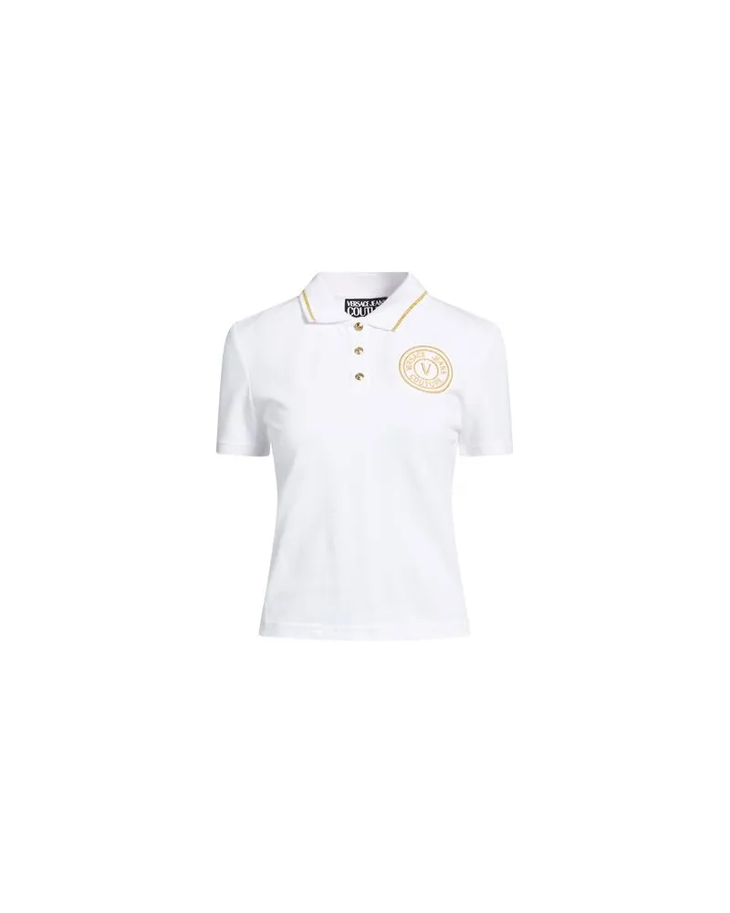 Versace Jeans TOPS - Poloshirtsauf YOOX.COM Weiß