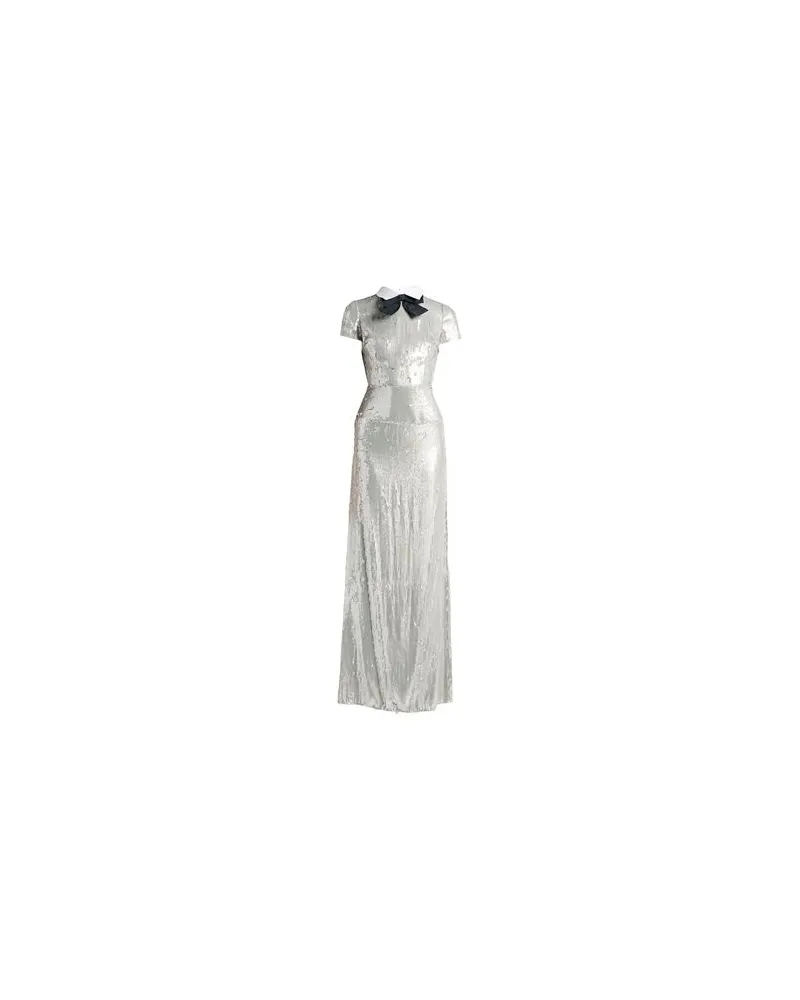 Elisabetta Franchi KLEIDER - Maxi-Kleiderauf YOOX.COM Grau