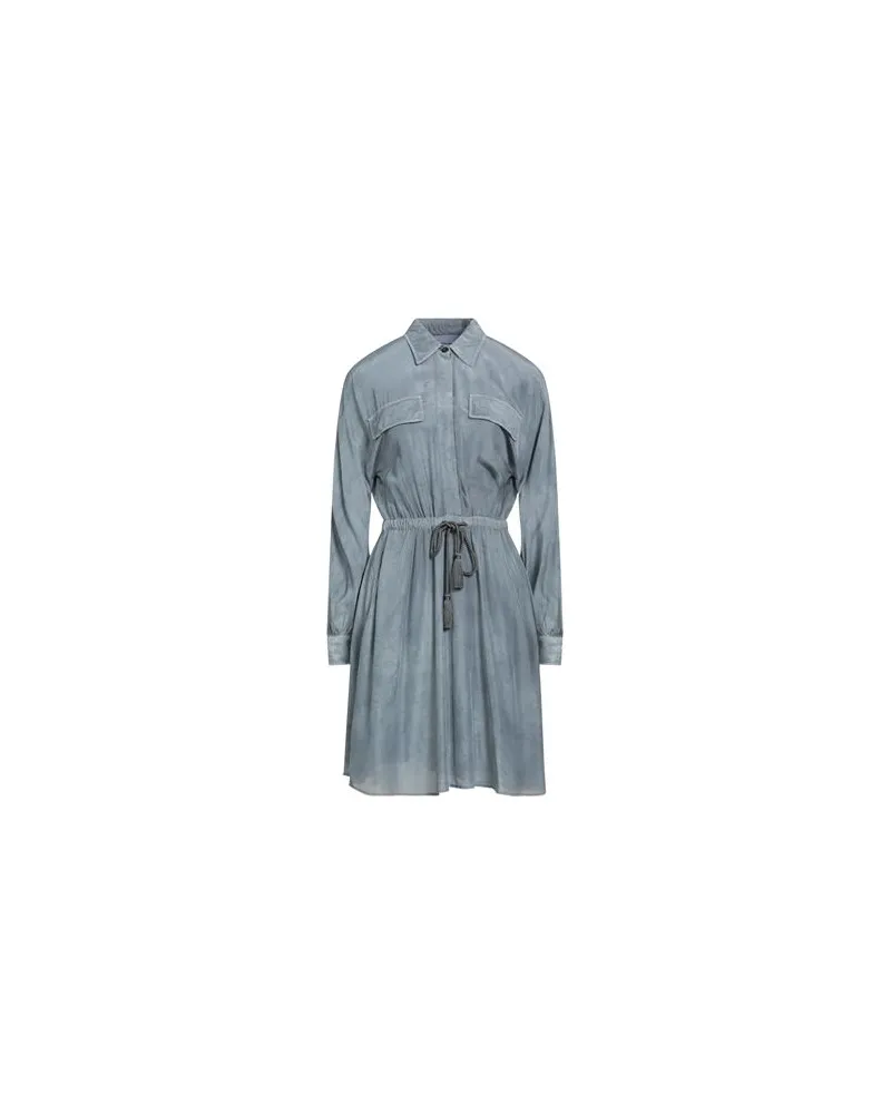 Dondup KLEIDER - Mini-Kleiderauf YOOX.COM Taubenblau