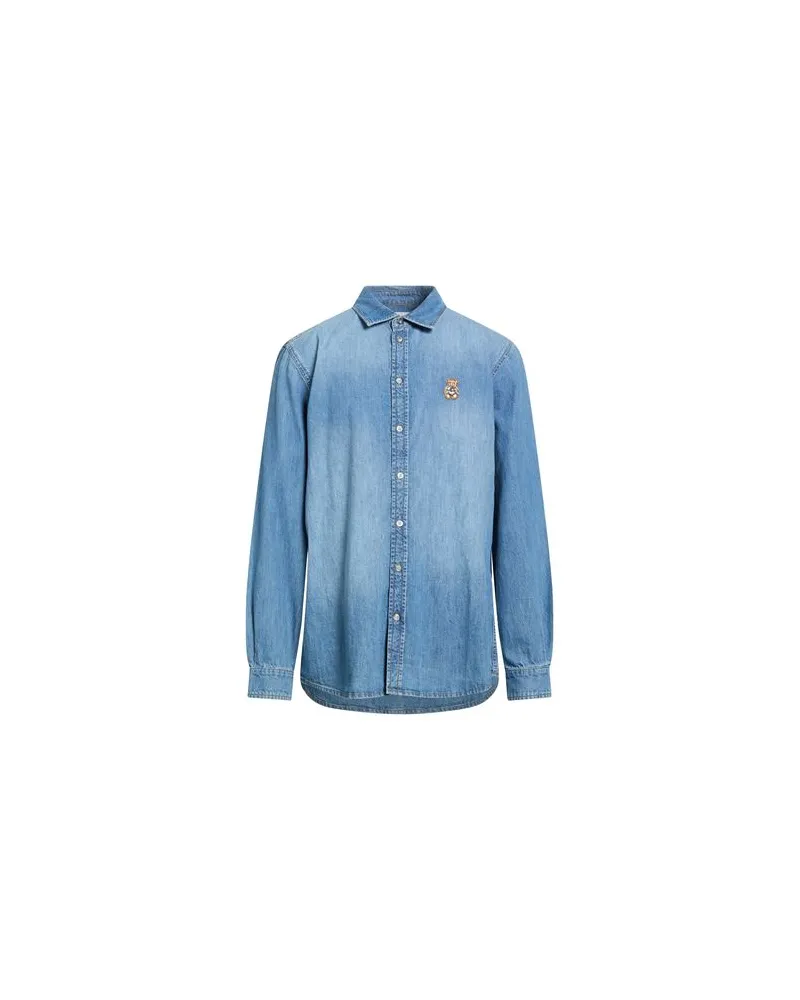Moschino TOPS - Jeanshemdenauf YOOX.COM Blau