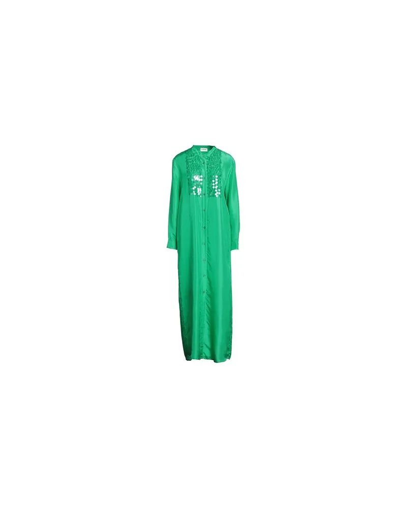P.A.R.O.S.H. KLEIDER - Maxi-Kleiderauf YOOX.COM Grün