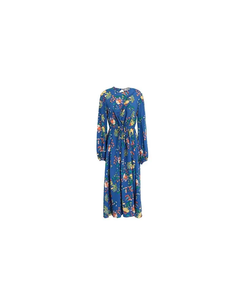 Diane von Furstenberg KLEIDER - Midi-Kleiderauf YOOX.COM Blau