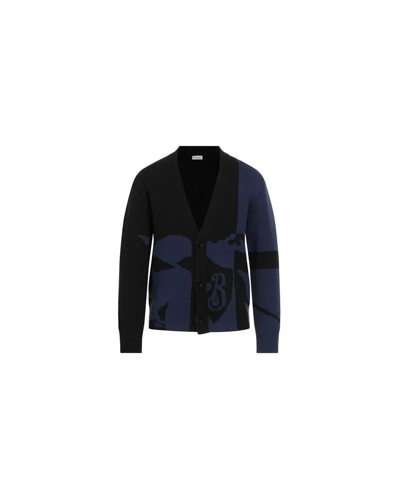 Burberry STRICKWAREN - Strickjackenauf YOOX.COM Marineblau
