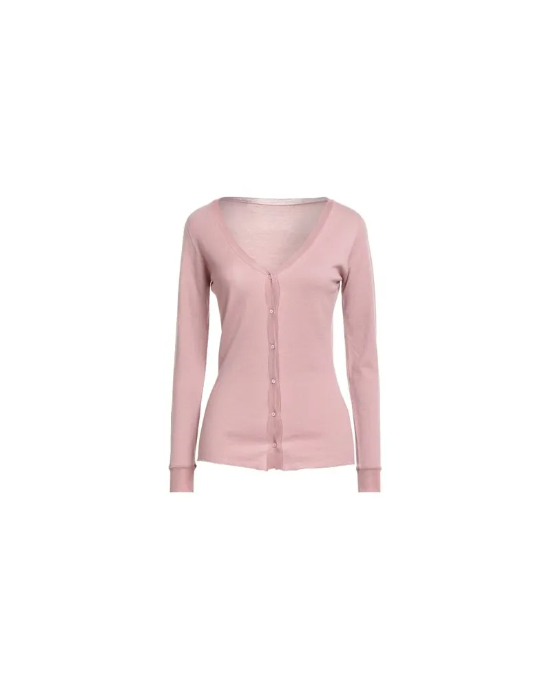 Majestic STRICKWAREN - Strickjackenauf YOOX.COM Rosa