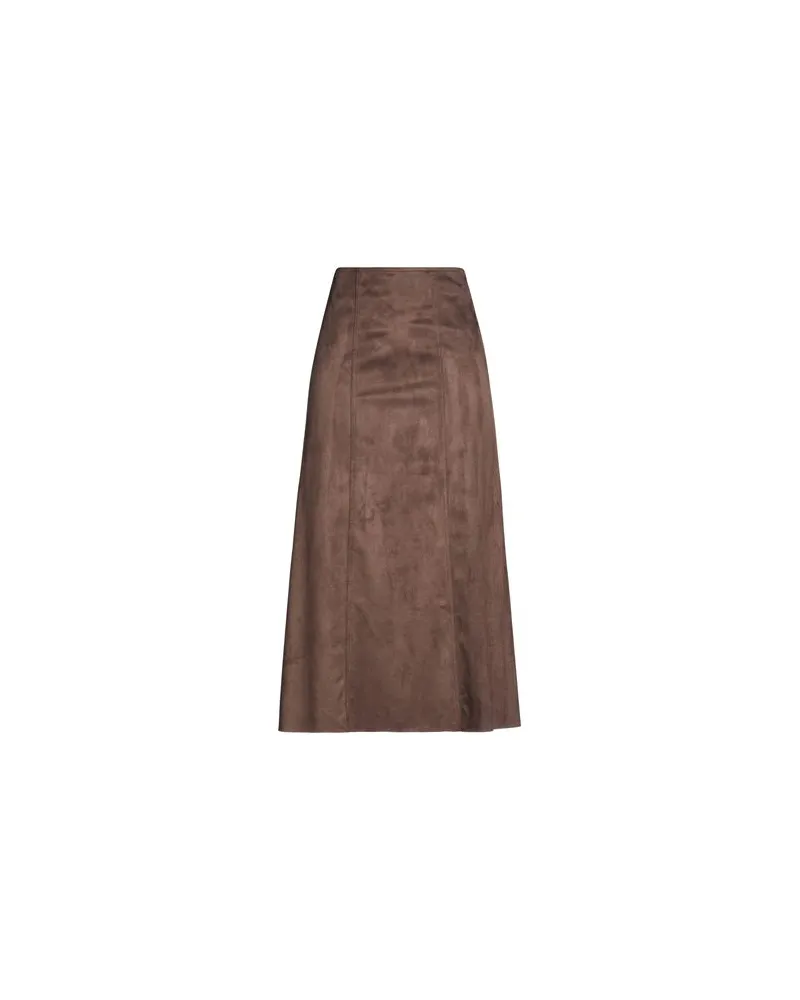 Caractère HOSEN & RÖCKE - Midi-Röckeauf YOOX.COM Dunkelbraun