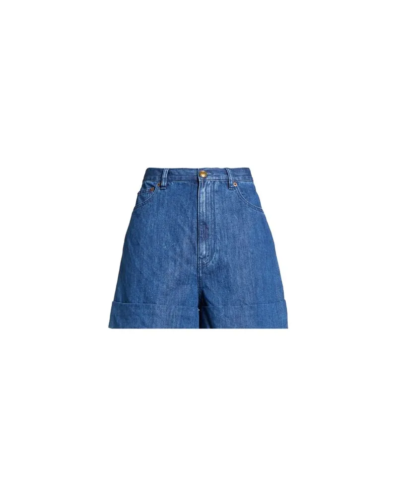 Valentino Garavani HOSEN & RÖCKE - Jeansshortsauf YOOX.COM Blau