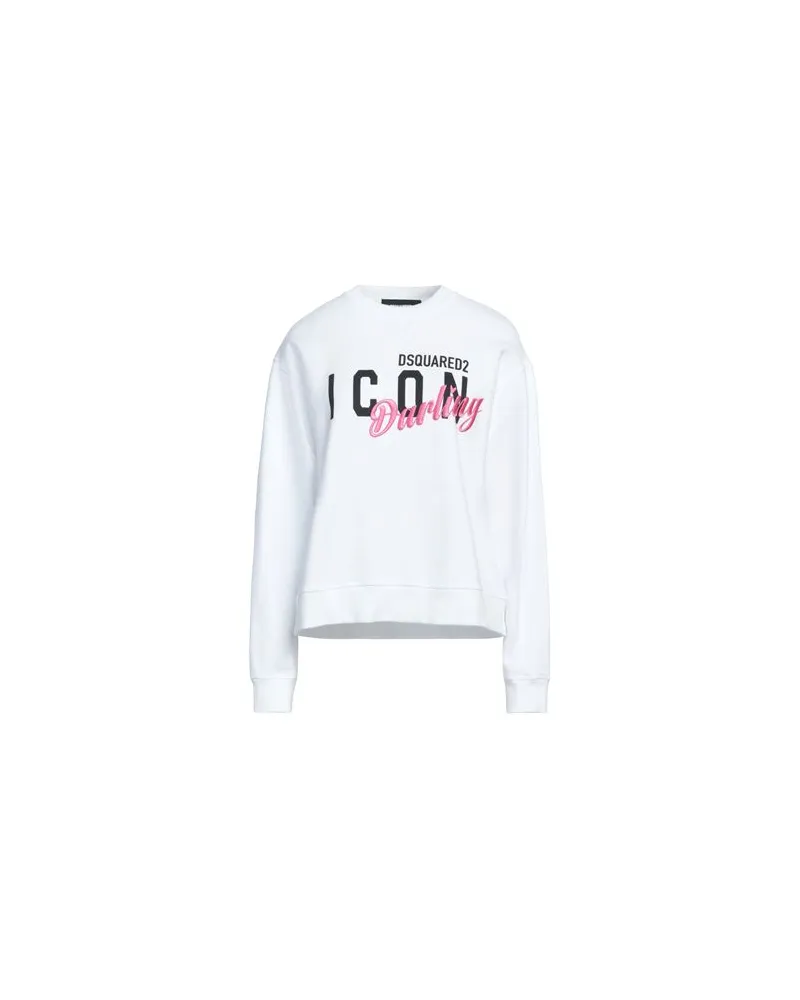 Dsquared2 ICON DARLING - TOPS - Sweatshirtsauf YOOX.COM Weiß
