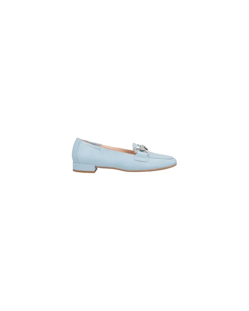 F.lli Bruglia SCHUHE - Mokassinsauf YOOX.COM Himmelblau