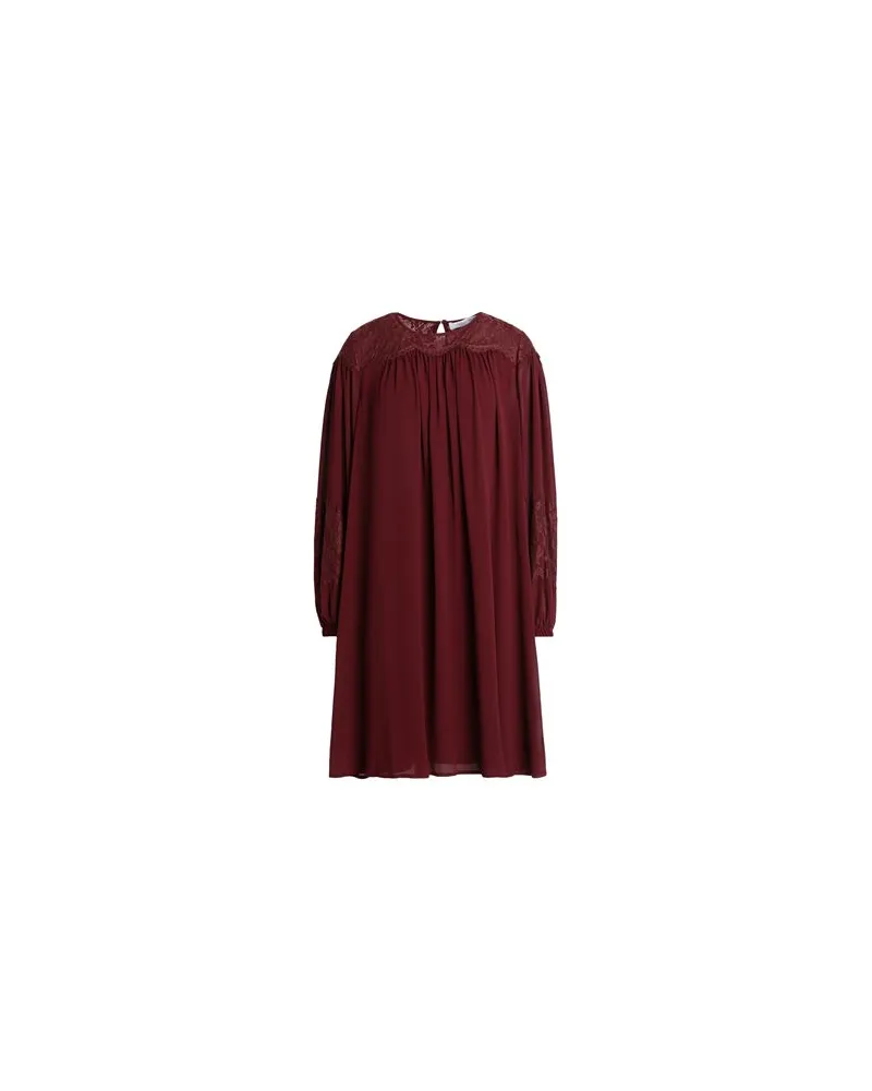 See by Chloé KLEIDER - Mini-Kleiderauf YOOX.COM Ziegelrot