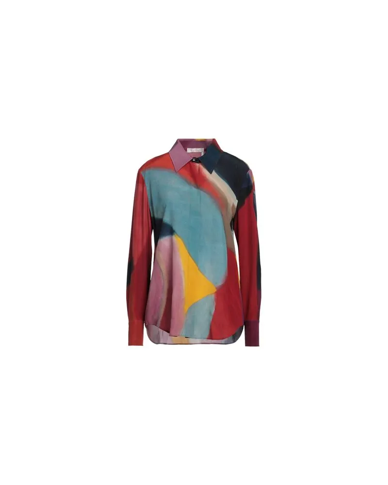 Chloé TOPS - Hemdenauf YOOX.COM Ziegelrot