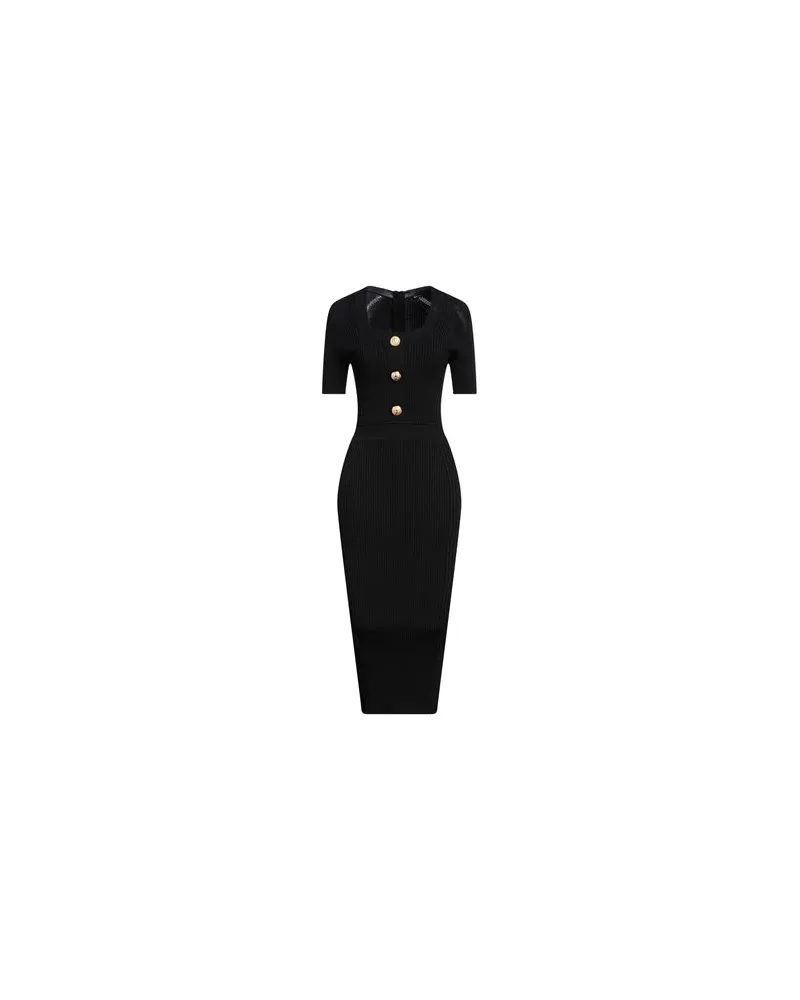 Balmain KLEIDER - Midi-Kleiderauf YOOX.COM Schwarz