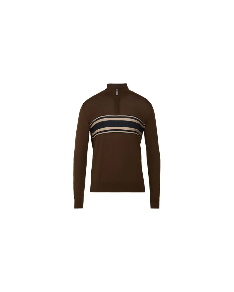 Brioni STRICKWAREN - Pulloverauf YOOX.COM Braun