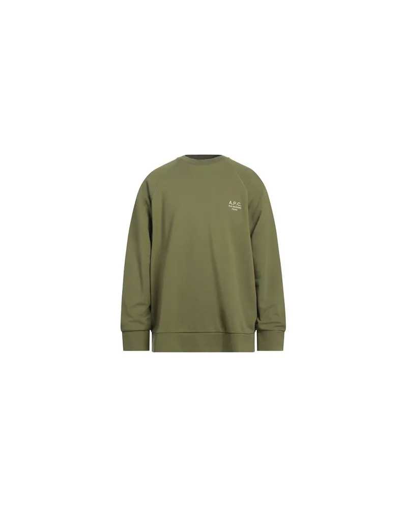 A.P.C. TOPS - Sweatshirtsauf YOOX.COM Grün