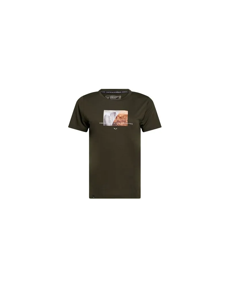 Salewa PURE DESIGN  - TOPS - T-shirtsauf YOOX.COM Dunkelgrün