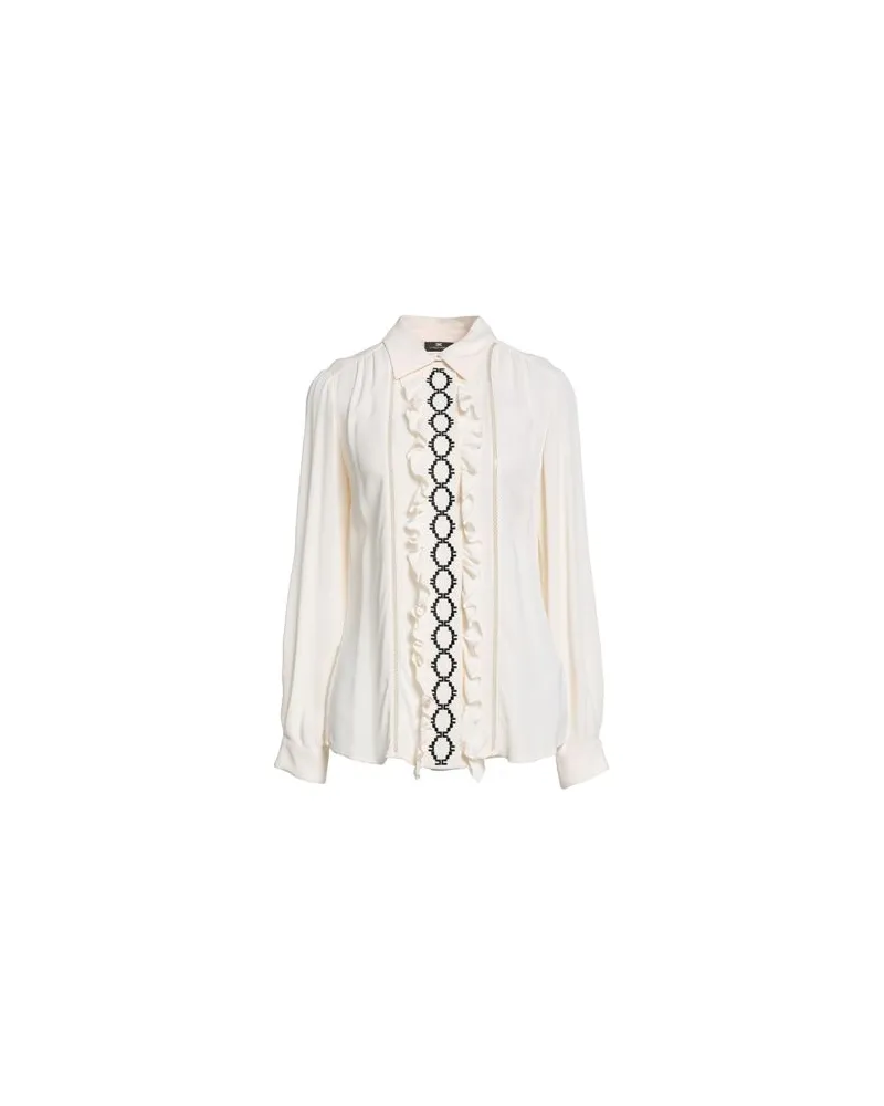 Elisabetta Franchi TOPS - Hemdenauf YOOX.COM Elfenbein