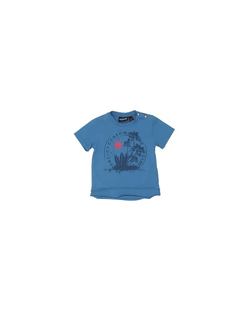 Please TOPS - T-shirtsauf YOOX.COM Taubenblau