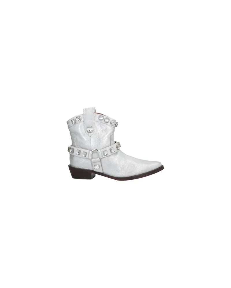 Coral Blue SCHUHE - Stiefelettenauf YOOX.COM Silber