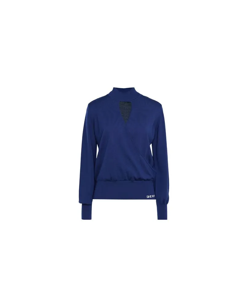 Elisabetta Franchi STRICKWAREN - Rollkragenpulloverauf YOOX.COM Marineblau