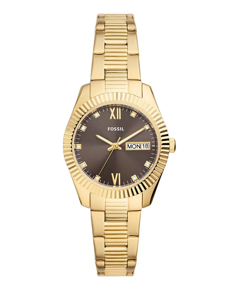 Fossil Armbanduhr Gold