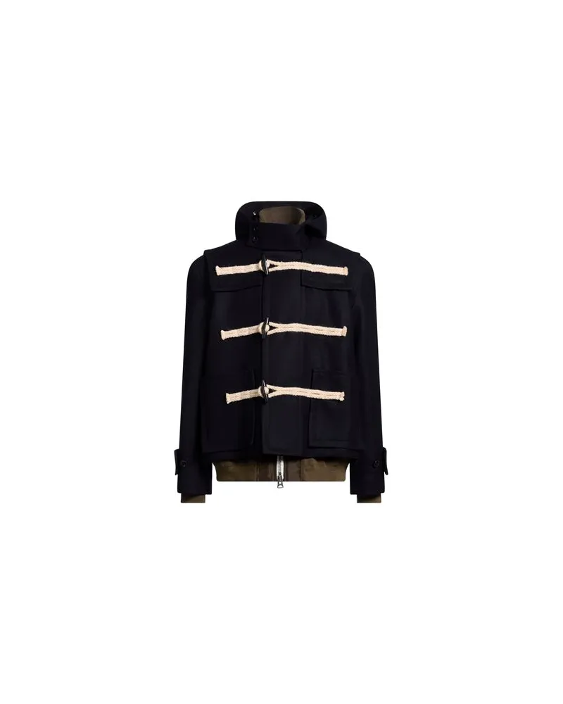 Sacai JACKEN & MÄNTEL - Mäntelauf YOOX.COM Marineblau