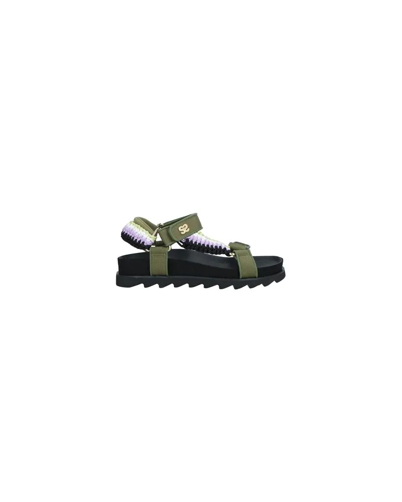 Sandro SCHUHE - Sandalenauf YOOX.COM Militärgrün