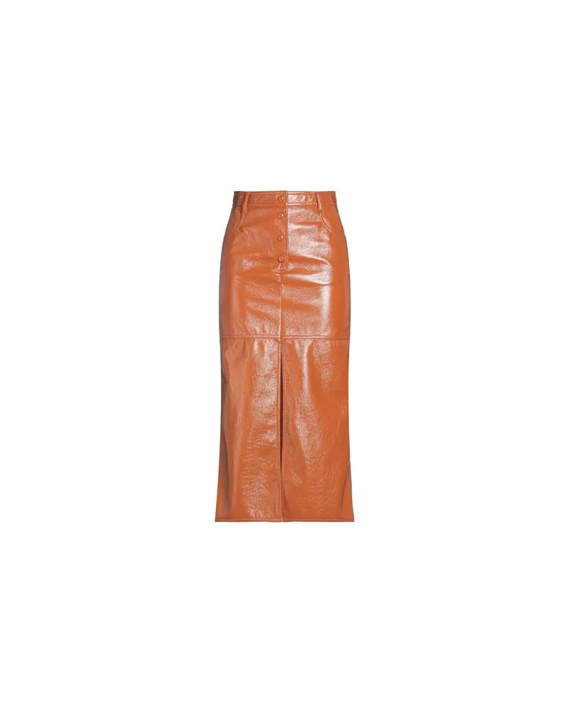 MSGM HOSEN & RÖCKE - Midi-Röckeauf YOOX.COM Lederfarben