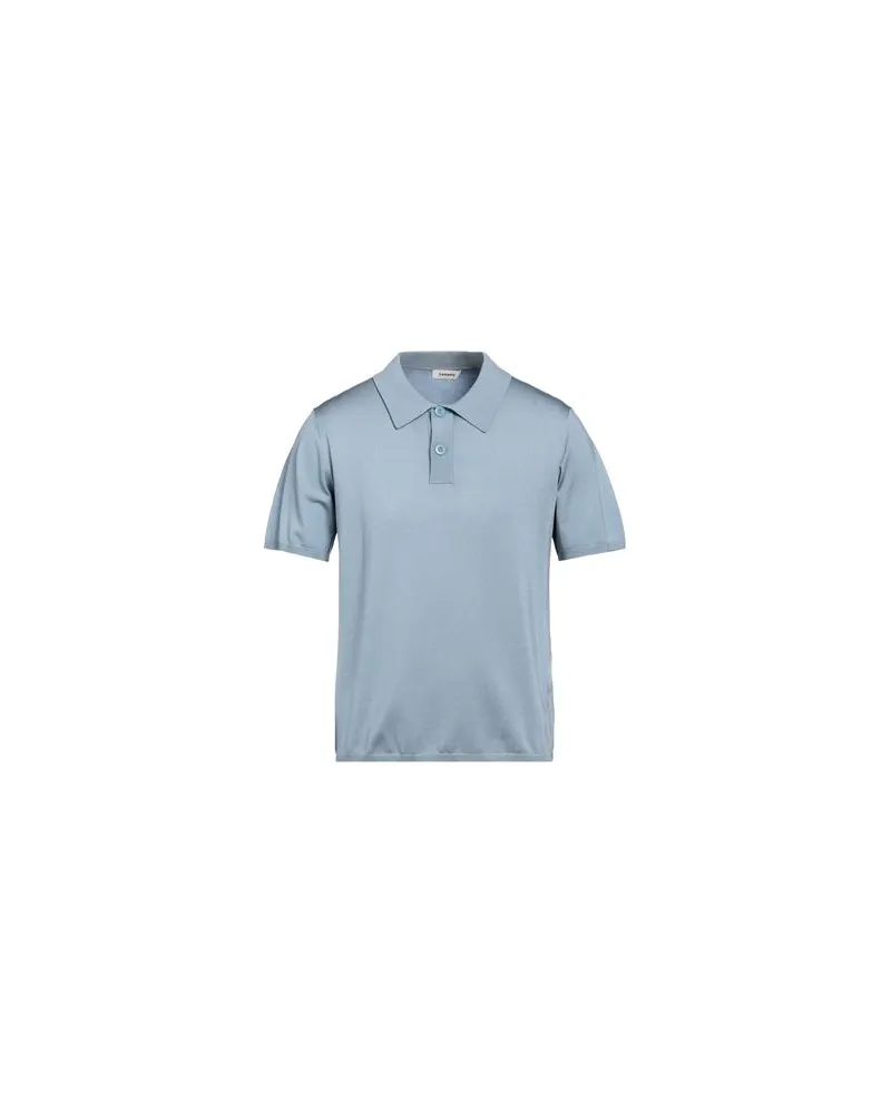 Sandro TOPS - Poloshirtsauf YOOX.COM Blaugrau