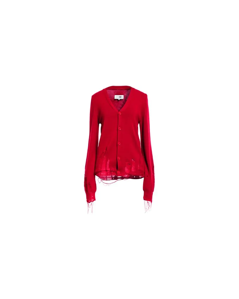 Maison Margiela STRICKWAREN - Strickjackenauf YOOX.COM Rot