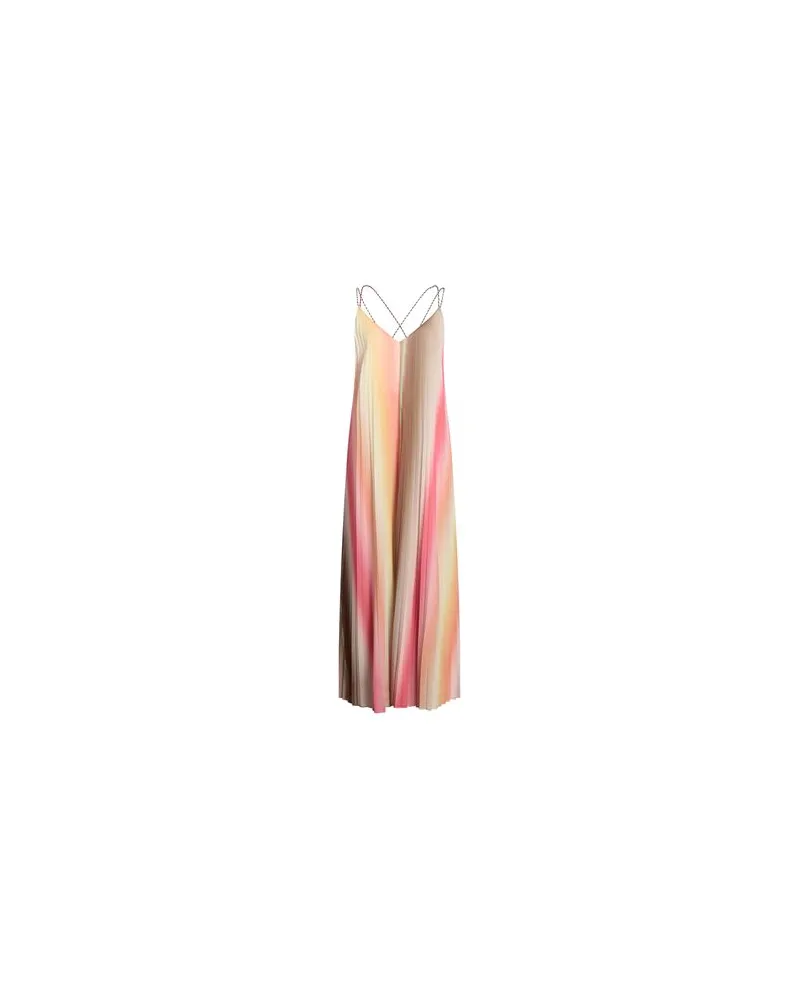 Maison Scotch KLEIDER - Midi-Kleiderauf YOOX.COM Pastellgelb
